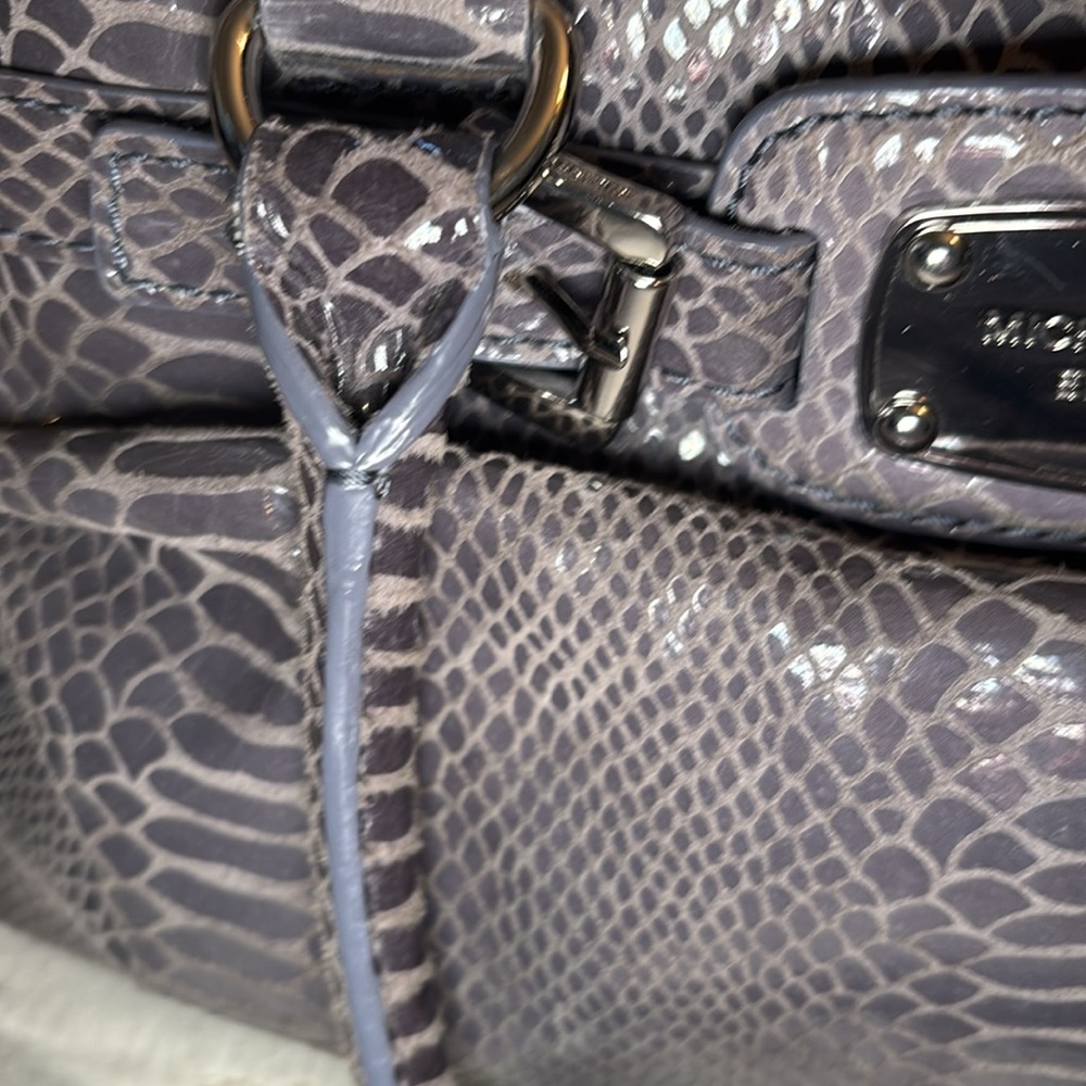 MICHAEL KORS | Python embossed hamilton handbag‎ … - image 4